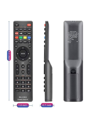 ICS Universal RM-L1130+X Remote Control Fits for All Brand LCD/LED/3D Smart TV, Black