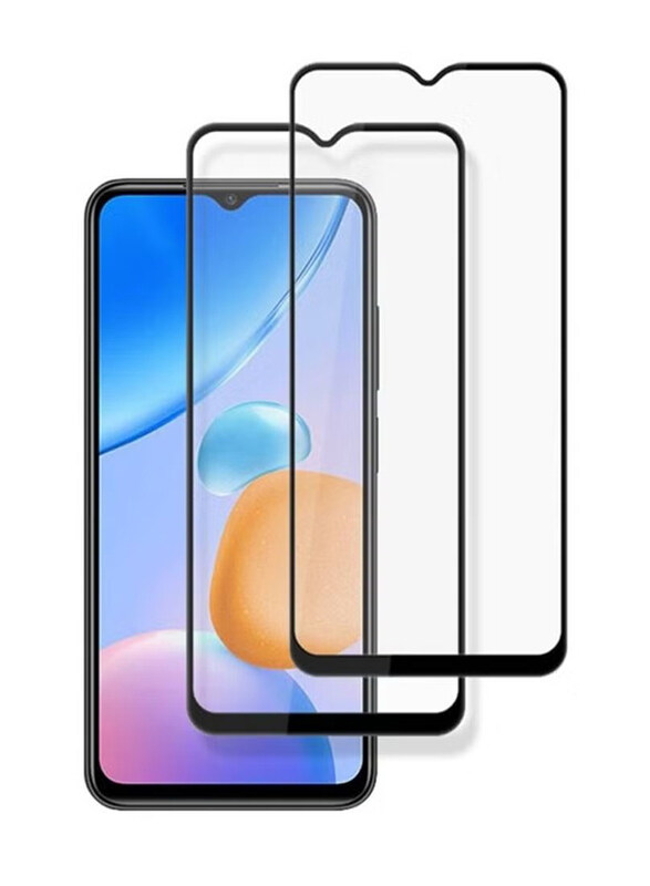 

Generic 2-Piece Xiaomi Redmi 11 Prime 4G Edge to Edge Full Coverage Tempered Glass Screen Protector, Clear