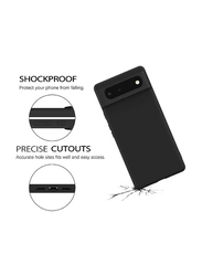 Google Pixel 6 Silicone Soft Back Mobile Phone Case Cover, Black