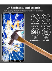 Samsung Galaxy M32 5g Protective 5D Full Glue Tempered Glass Screen Protector, Black/Clear