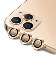 Techshare Apple iPhone 12 Pro Max Camera Lens Protector, 3 Piece, Gold