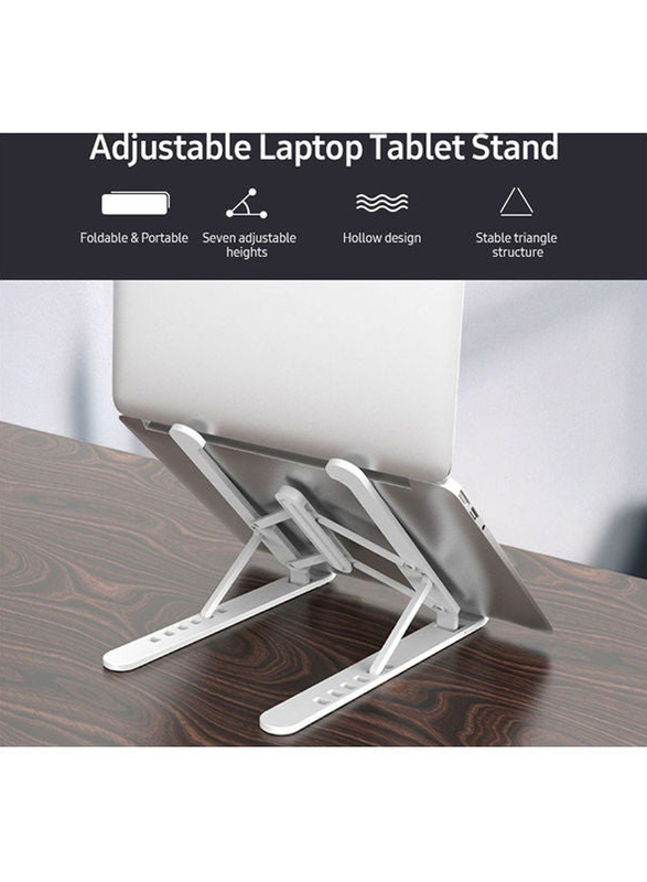 Multifunctional Laptop And Tablet Holder, LU-C03-6, White