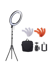 Andoer LED Dimmable Video & Photography Ring Fill Light, Black