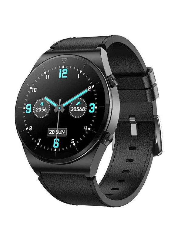 G-Tab GT3 44mm Smartwatch with Bluetooth Calling, Black