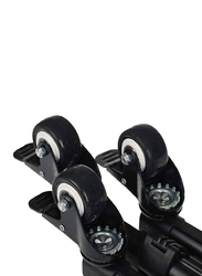 Wheels Universal Foldable Dolly Base Stand for Tripod, Black