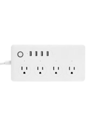 Generic WiFi Smart Power Strip Socket, White