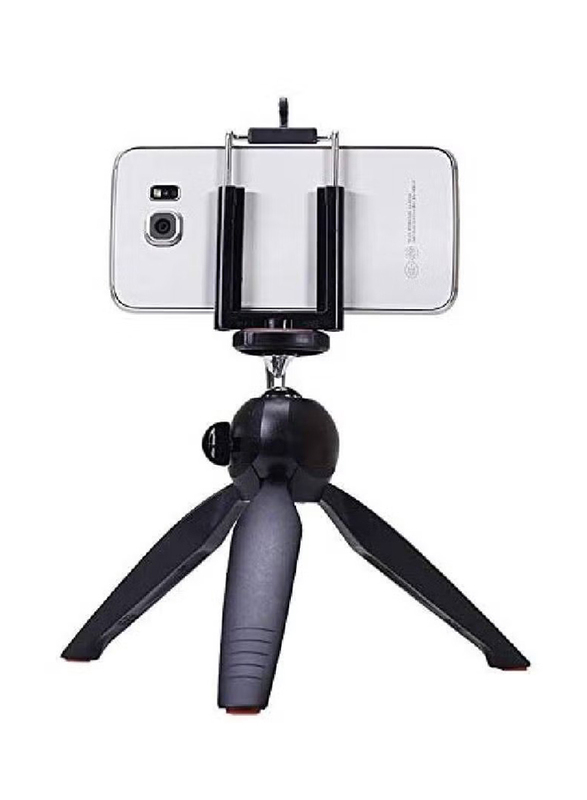 

Generic Mini Tripod with Phone Holder Clip Desktop tripod For Camera for Mobile Phone, Black