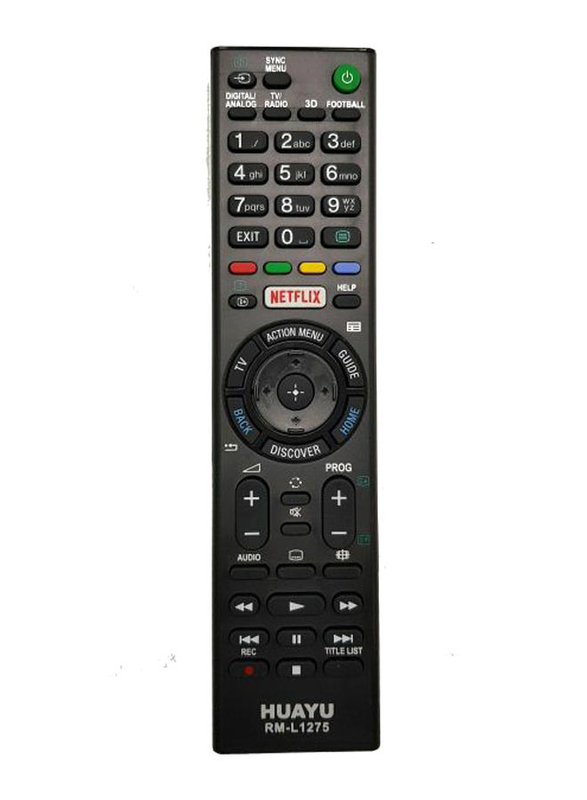 Huayu Remote Control for Sony TV, Black