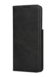 Samsung S21 Ultra Protective Leather Wallet Mobile Phone Flip Case Cover, Black
