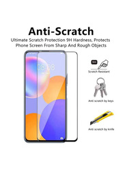 Huawei Y9a Tempered Glass Screen Protector, Clear