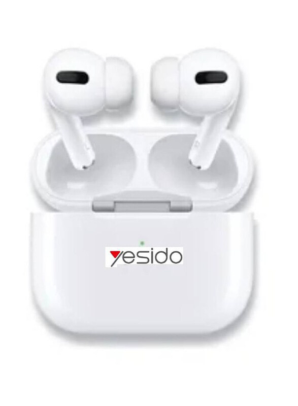 Yesido Wireless Bluetooth In-Ear Earbuds with Charging Case, White