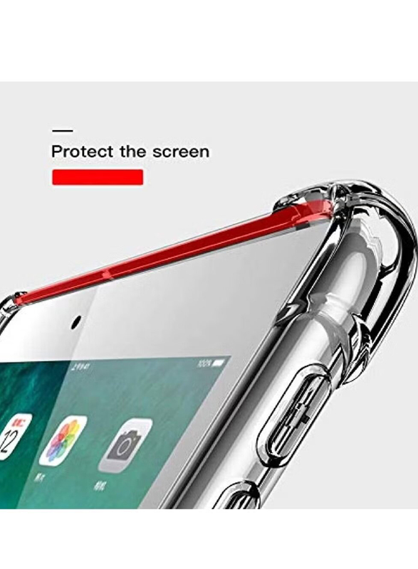 Apple iPad Air 2 Corner Protection Bumper Soft Silicone Shockproof Ultra Slim Premium Anti-Scratch Case Cover, Clear