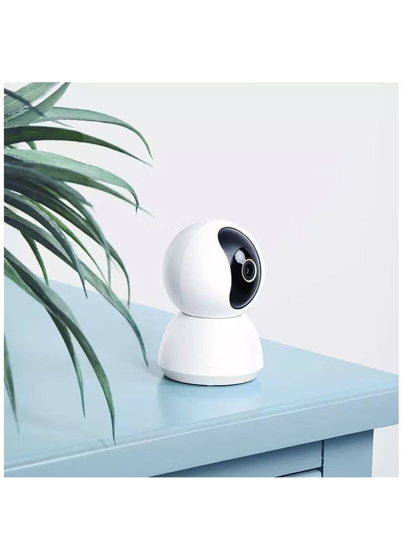 360 Degrees Home Security 2K Surveillance Camera, White