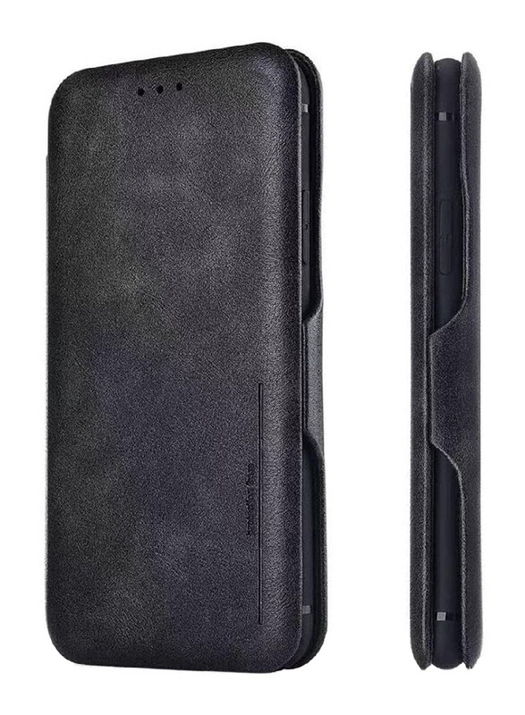 

Olliwon Protective Smart PU Leather Card Holder with Auto Magnetic Closure Case Cover for Xiaomi Mi 13 Pro, Black