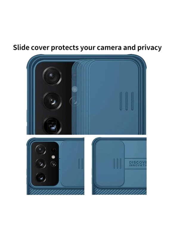 Nillkin Samsung Galaxy S21 Ultra CamShield Slim Protective Mobile Phone Case Cover, Blue
