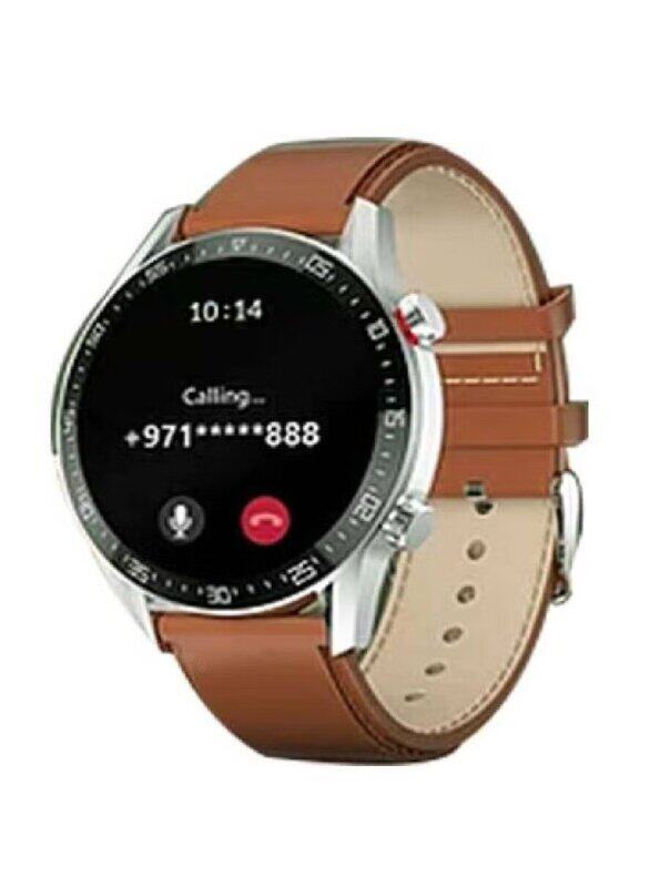 

Haino Teko Germany High Quality Smartwatch, Silver/Brown