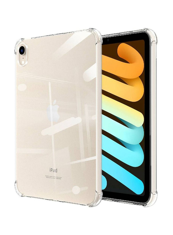 Apple iPad Mini 6 2021 (6th Generation) Ultra Soft Flexible Transparent Bumper Back Case Cover, Clear