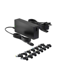 Universal Laptop Adapter Charger, Black