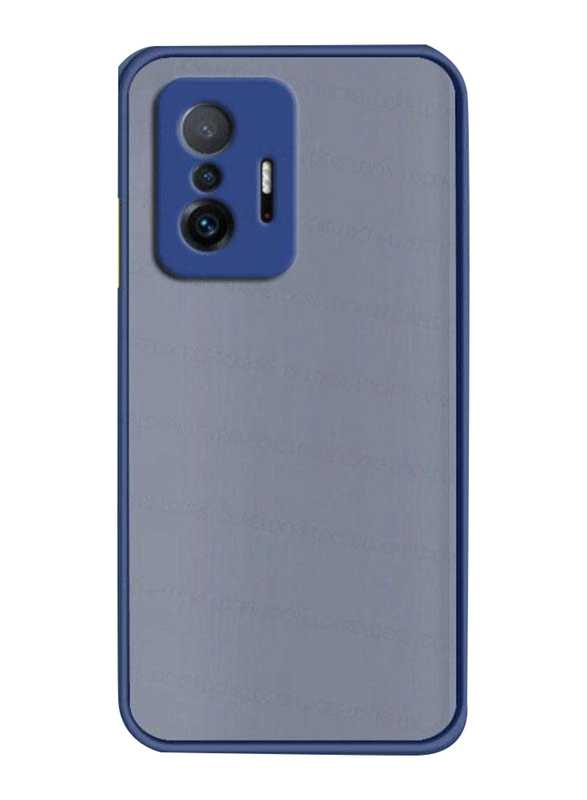 Mi 11T Pro 5G Matte Back Soft Bumper Hybrid Protective Mobile Phone Case Cover, Blue