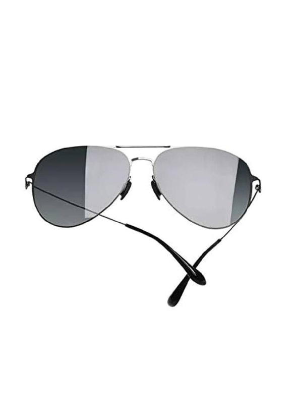 Full-Rim Pilot Sunglasses for Unisex, Black