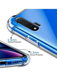 Huawei Nova 6 5g TPU Reinforced Corners Shock-Absorption Flexible Mobile Phone Case Cover, Transparent