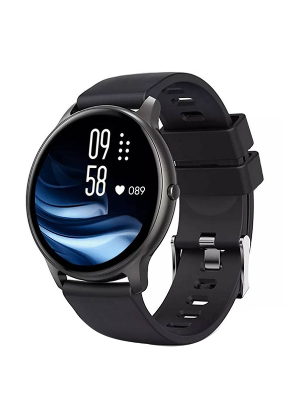 Waterproof Activity Tracker with Full Touch Color Screen & Bluetooth Call, Black