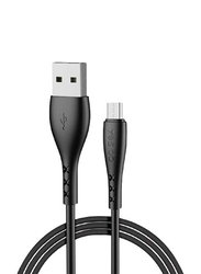 Yesido 1.2-Meters Micro USB Cable, Fast Charging Micro USB A Male to Micro USB for Smartphones, Black