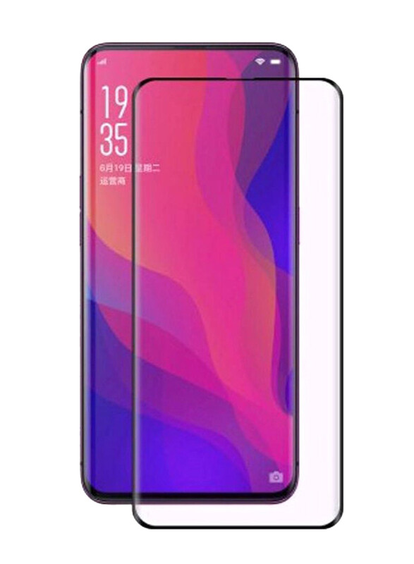 

Generic Oppo Find X Tempered Glass Screen Protector, Clear/Black