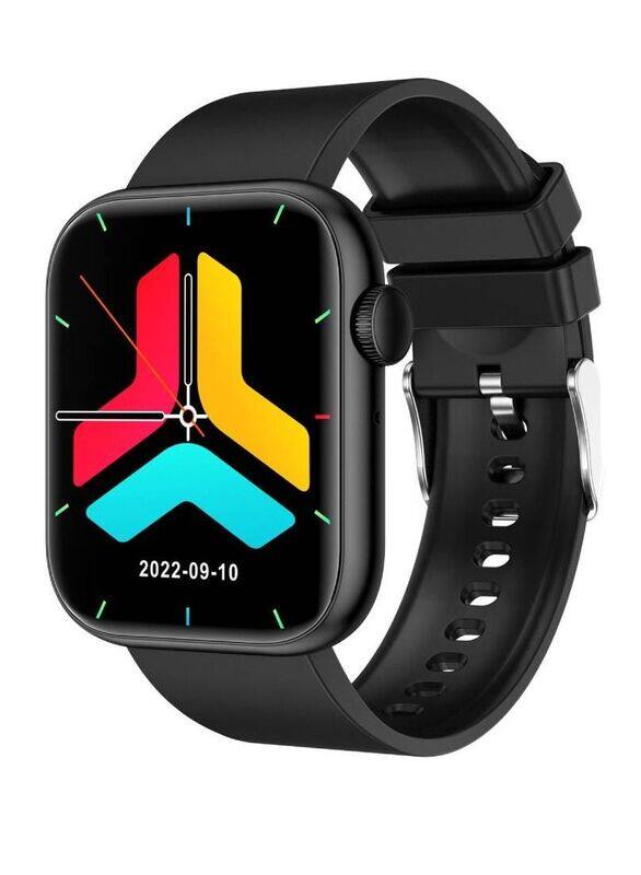

Hyx Bluetooth Calling, 1.85 Inch Smartwatch Fitness Tracker With Heart Rate Sleep Monitor For Android And iOS black