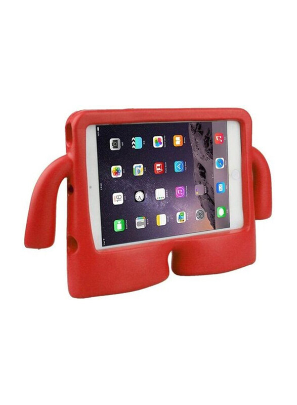 

Generic Apple iPad Mini 1 Mini 2 Mini3 Kids Safety Handle Friendly Thick Foam Stand Tablet Back Case Cover, RedNt-722, Red