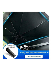 XiuWoo Foldable Car Sunshade, Black