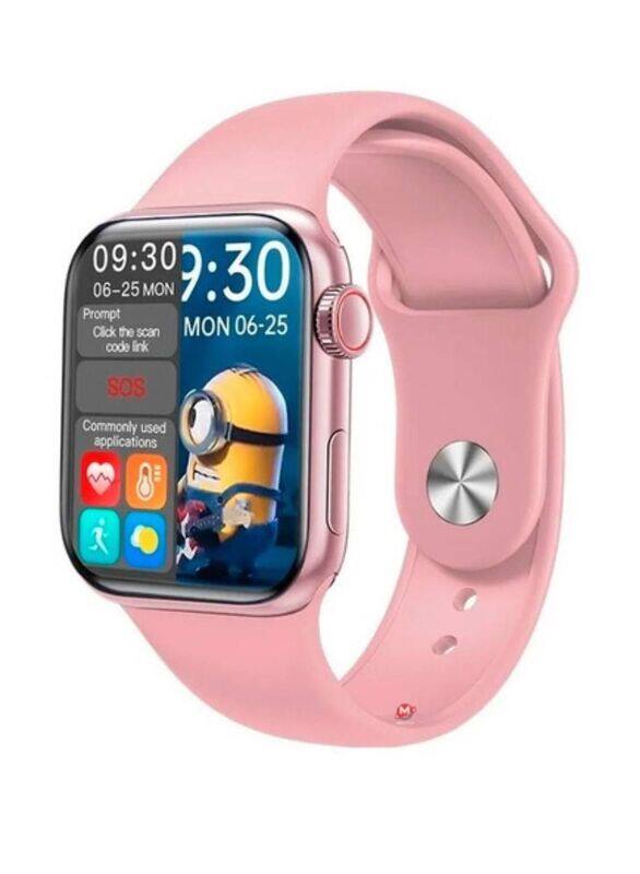 

Hyx HW16 Split Screen Smartwatch With Rotating Side Button Pink