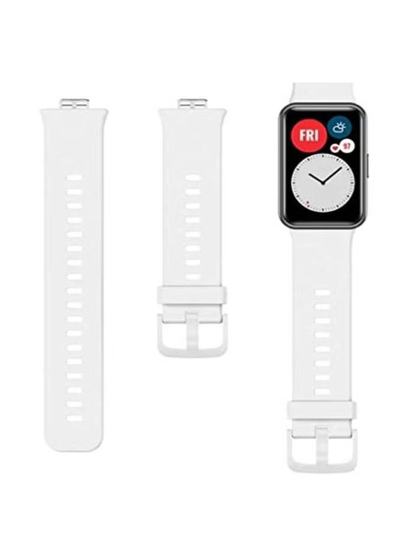 Replacement Strap Band for Huawei Fit Watch, White