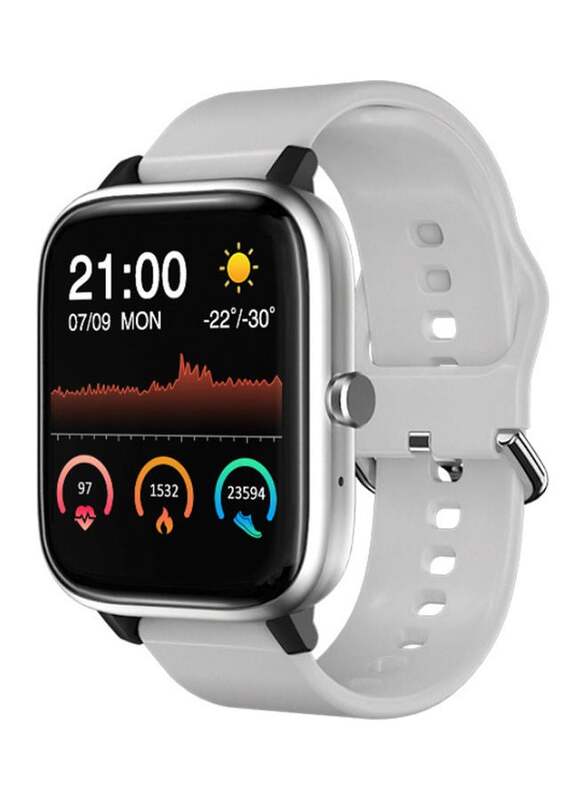Fitness Tracker Touchscreen Smart Bracelet Bluetooth Pedometer Watch White