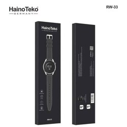 Haino Teko Bluetooth Calls with Heart Rate/Sleep Monitor Fitness Tracker Smartwatch, RW-33, Black