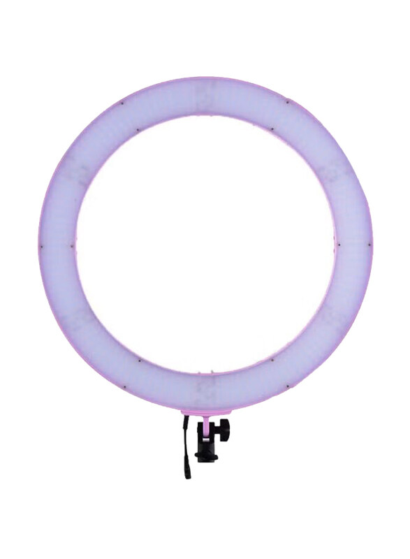 

Generic Andoer LED Bi-Colour Digital Ring Video Light, Pink/White