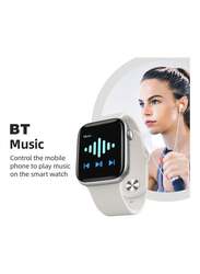 X8  Global Version Smart Watch 1.54'' TFT Full Touch Screen Fitness Tracker White