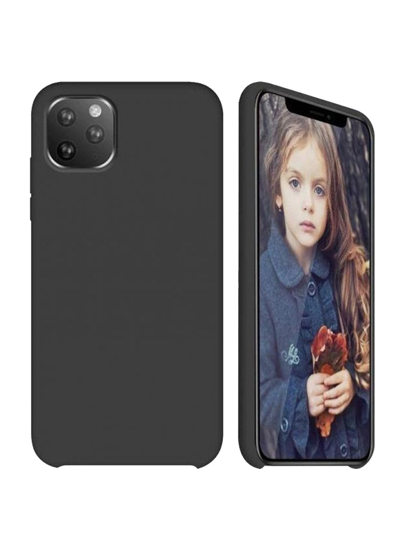 Apple iPhone 11 Pro Max 6.5" Rear Silicone Mobile Case Cover, Black