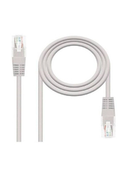 30-Meter Cat6 High-Speed Heavy Duty Gigabit Ethernet Patch Internet Cable, RJ45 to RJ45 for Networking Devices, Grey