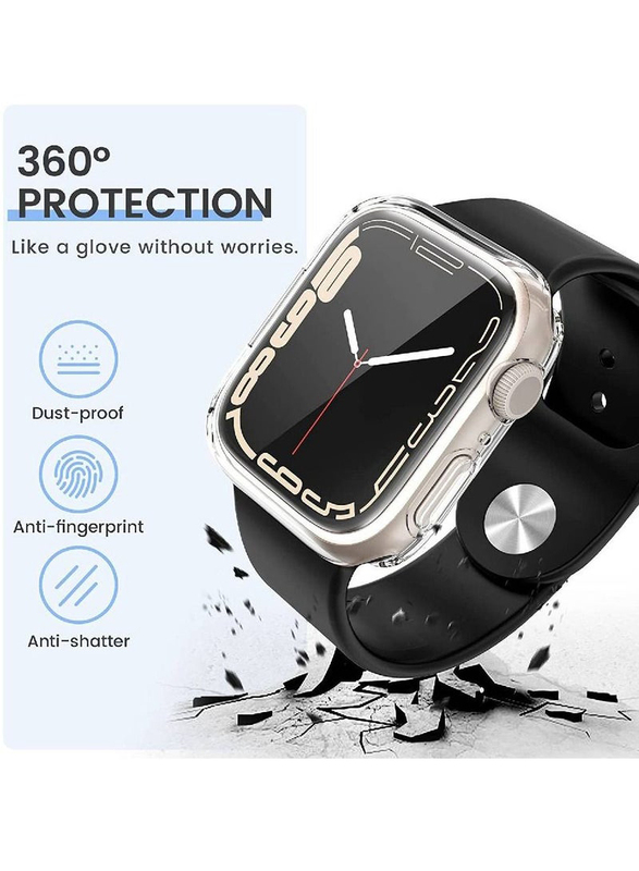 TPU Anti Scratch Bumper Protector Smartwatch Case Cover for Apple iWatch 38mm/40mm, Clear