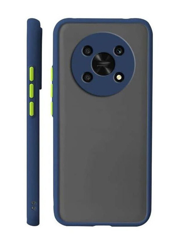 

Generic Honor X9 Matte Smoke Rubberized Mobile Phone Case Cover, Blue