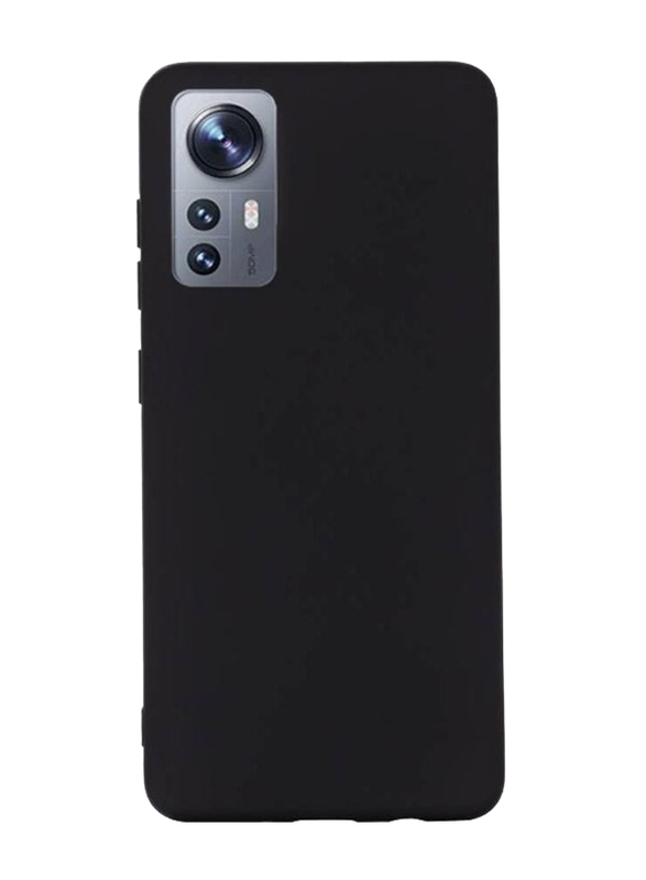 Xiaomi 12/12X Protective Ultra Slim Flexible Soft Back Mobile Phone Case Cover, Black