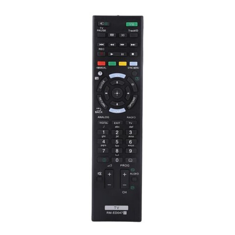 

Generic Universal Replacement TV Remote Control for Sony LCD/LED Smart TV, RM-ED047, Black