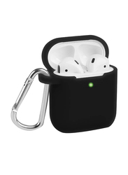 Apple AirPods 1/2 Soft Silicone Protective Case Cover, Black