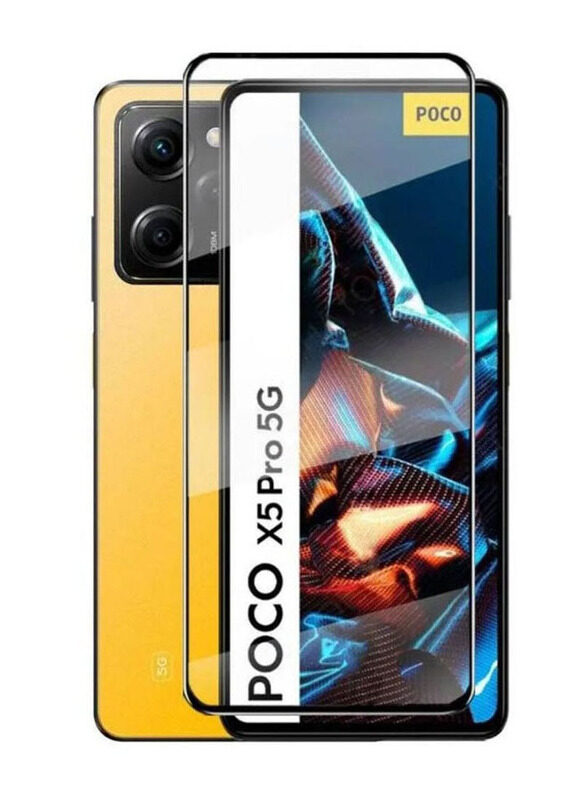 

Generic Xiaomi Poco X5 Pro Edge to Edge Full Coverage Tempered Glass Screen Protector, Clear