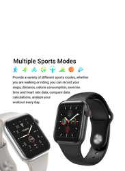 V10 1.3" Full Touching Colour Screen Sport Intelligent Smartwatch, V7180W_P, White