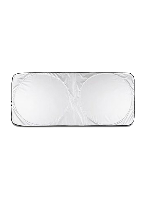 Car Windshield Sun Shade Protector, Silver