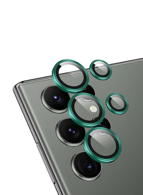 

Generic Protective 9H Camera Lens Rings for Samsung Galaxy S23 Ultra, Green