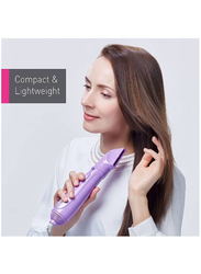 Geepas 4-In-1 New Electric Hair Dryer Styler Blow Brush, Purple