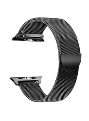 Replacement Mesh Loop Band Strap for Apple Watch 44mm, Black